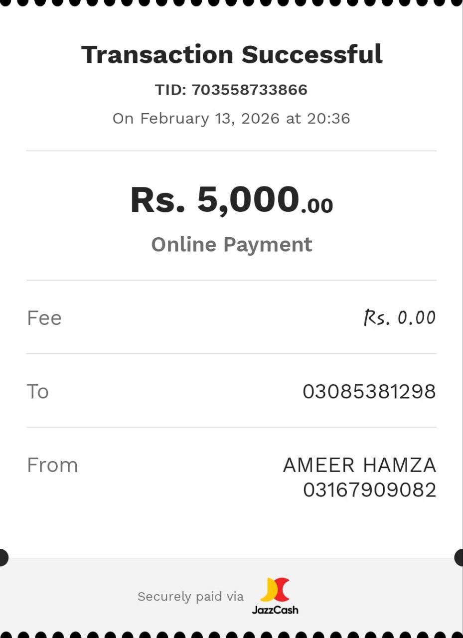 Payout proof